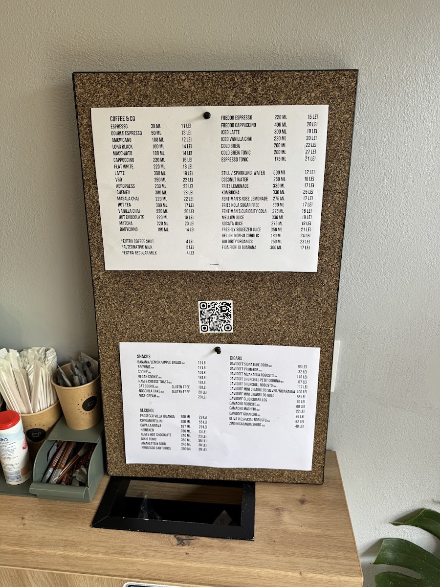 Menu Utopia Coffee Bar-1